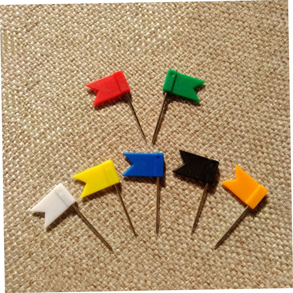 Homoyoyo 160 Pezzi Bandierine Puntine per Mappe e Calendari in Pp e Metallo, per Lavagne Decorative e Bacheche, Perfette per Appunti e Studenti Appassionati di Geografia