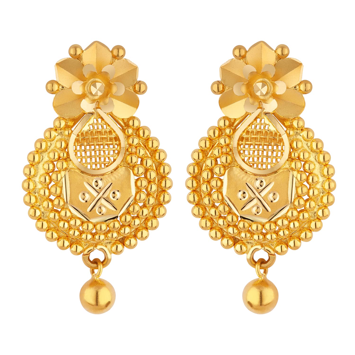 Joyalukkas22KT Gold Earrings For Women