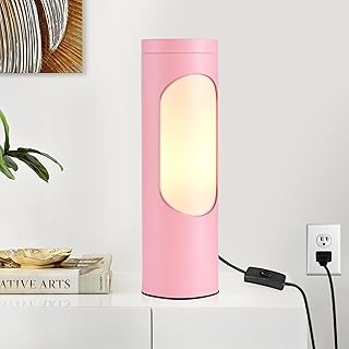 LEDIARY Shabbos Lamp, Pink Kosher Lamp for Shabbat, Table Lamps and Nightlight for Living Room, Bedroom, T10 Bulb Included (4W Eqv 40W, 400LM, 3000K)