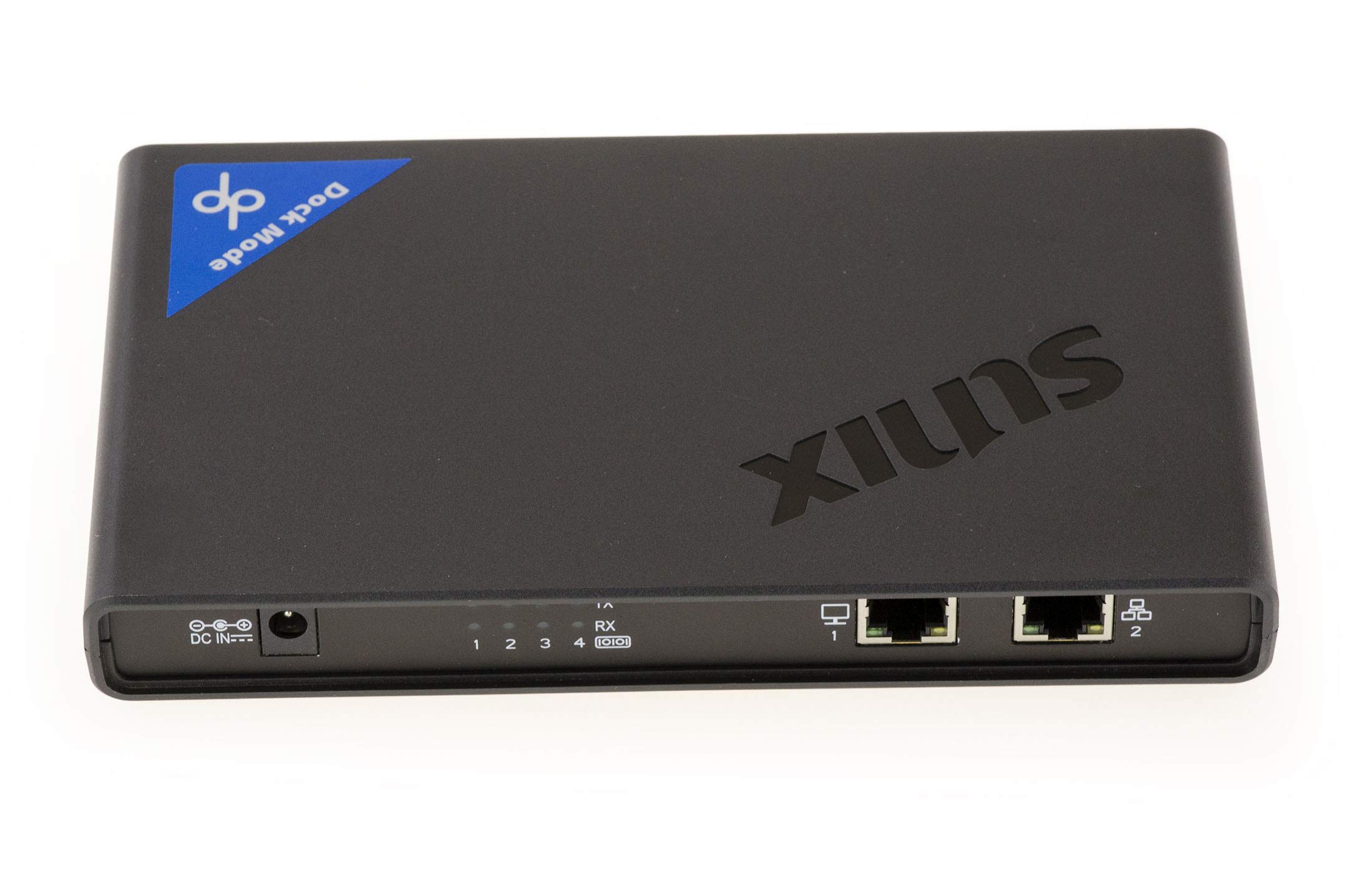 KALEA-INFORMATIQUE Dock Convertisseur Industriel Ethernet RJ45 TCP IP vers 4 Ports série RS232 DB9 avec POS 5V. Chipset SUNIX DPL2000Q (DPKS04HP0)