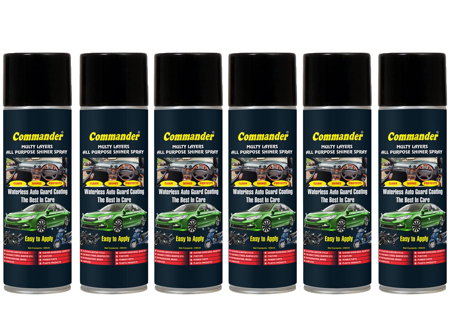 Car Dashboard Shiner Premium Dashboard & Leather Polish Spray350ML