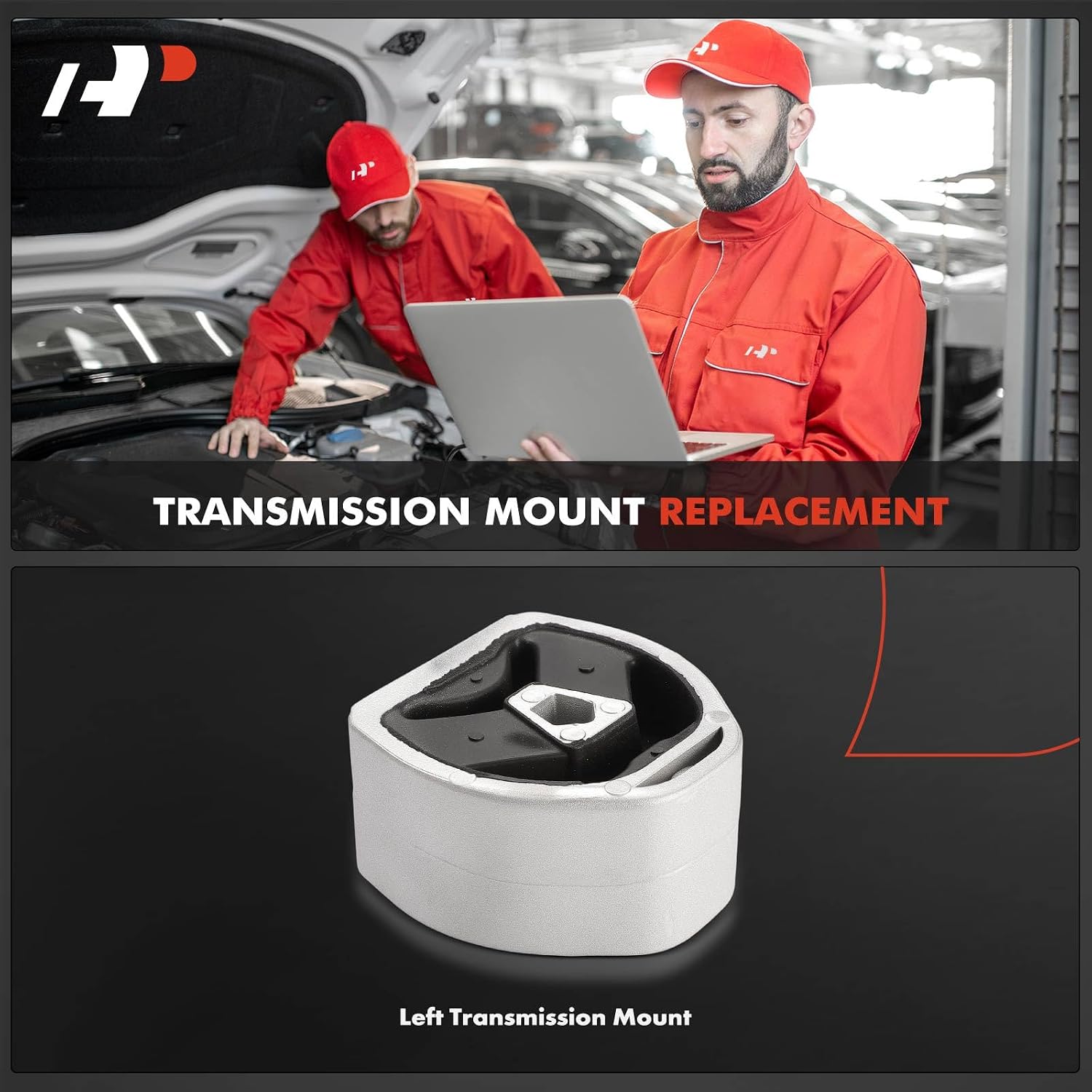 A-Premium Left Transmission Mount Compatible with Volkswagen Passat 2001 2002 2003 2004 2005, 1.8L, Driver Side