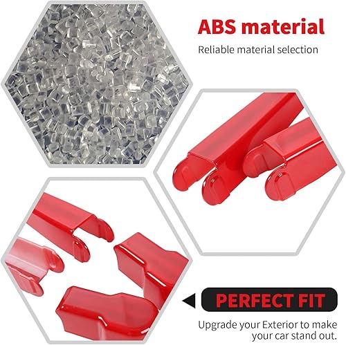 Miniatura 3 de RT-TCZ Limpiaparabrisas delantero, limpiaparabrisas delantero, decoración de accesorios exteriores compatibles con Jeep Wrangler JK JKU 2007-2018,