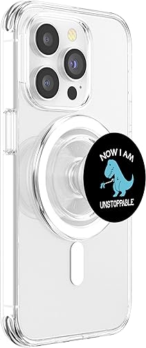 Miniatura 3 de Now I'm Unstoppable - Divertidos PopSockets de dinosaurio T-Rex MagSafe PopGrip para iPhone