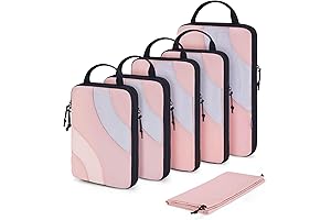 Pink Compression Packing Cubes: Your Ultimate Travel Packing Solution