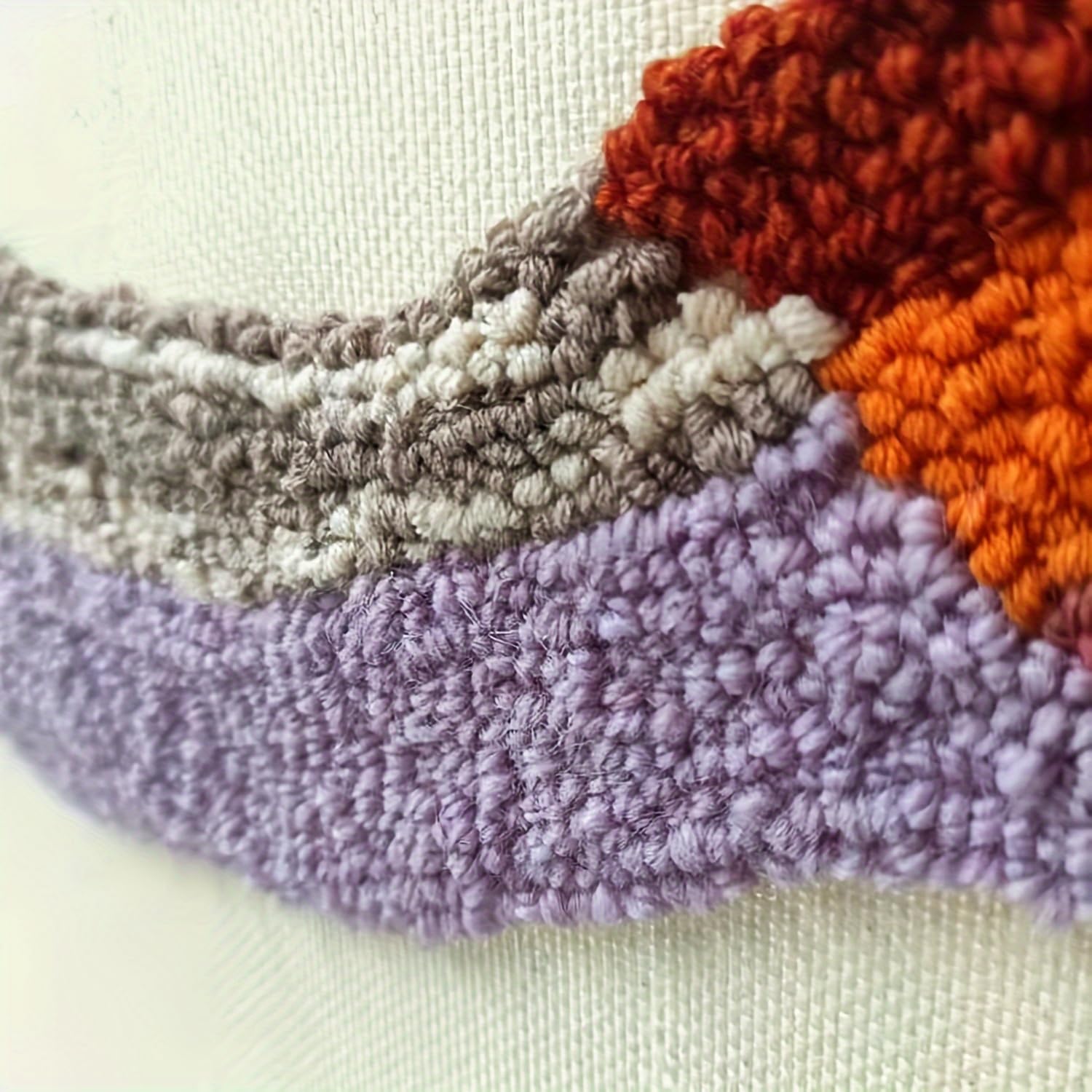 HAND U JOURNEY 26.3''x19.6'' Cotton Punch Needle Fabric Monk's Cloth for Rug-Punch/Punch Needle