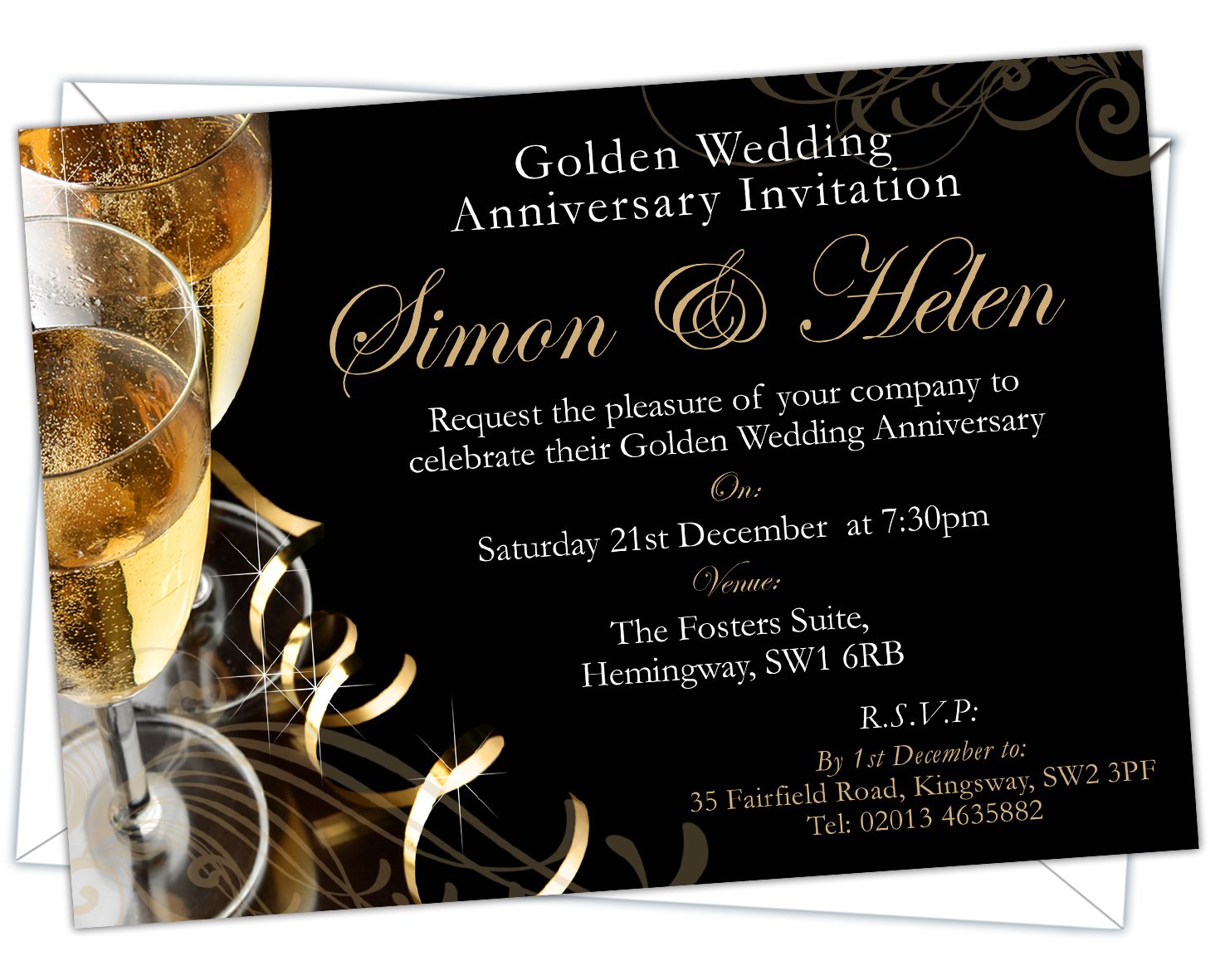 50th Wedding Anniversary Invitations 50th Wedding Anniversary Programs  Examples The Best 50th Wedding Wedding Invitations Personalised, image size:1464x1181