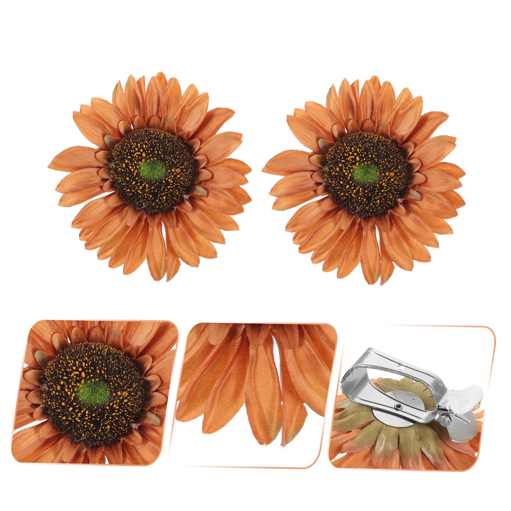 ABOOFAN 4 Sets Blumenvorhangschnalle Holdback Clamp Gardinen Raffhalter Clips Für Wohnkultur Einfach Zu Bedienen 2 Stück * 4