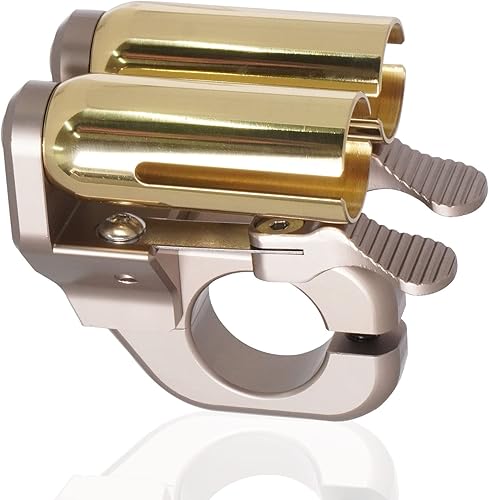 Miniatura 1 de AXL Cycling Bike Bell, Copper Brass All Aluminum Alloy Mountain Bell, Loud Crisp Clear Sound for Road Bike, Mountain Bike, City Bike, Sports Bike, 2