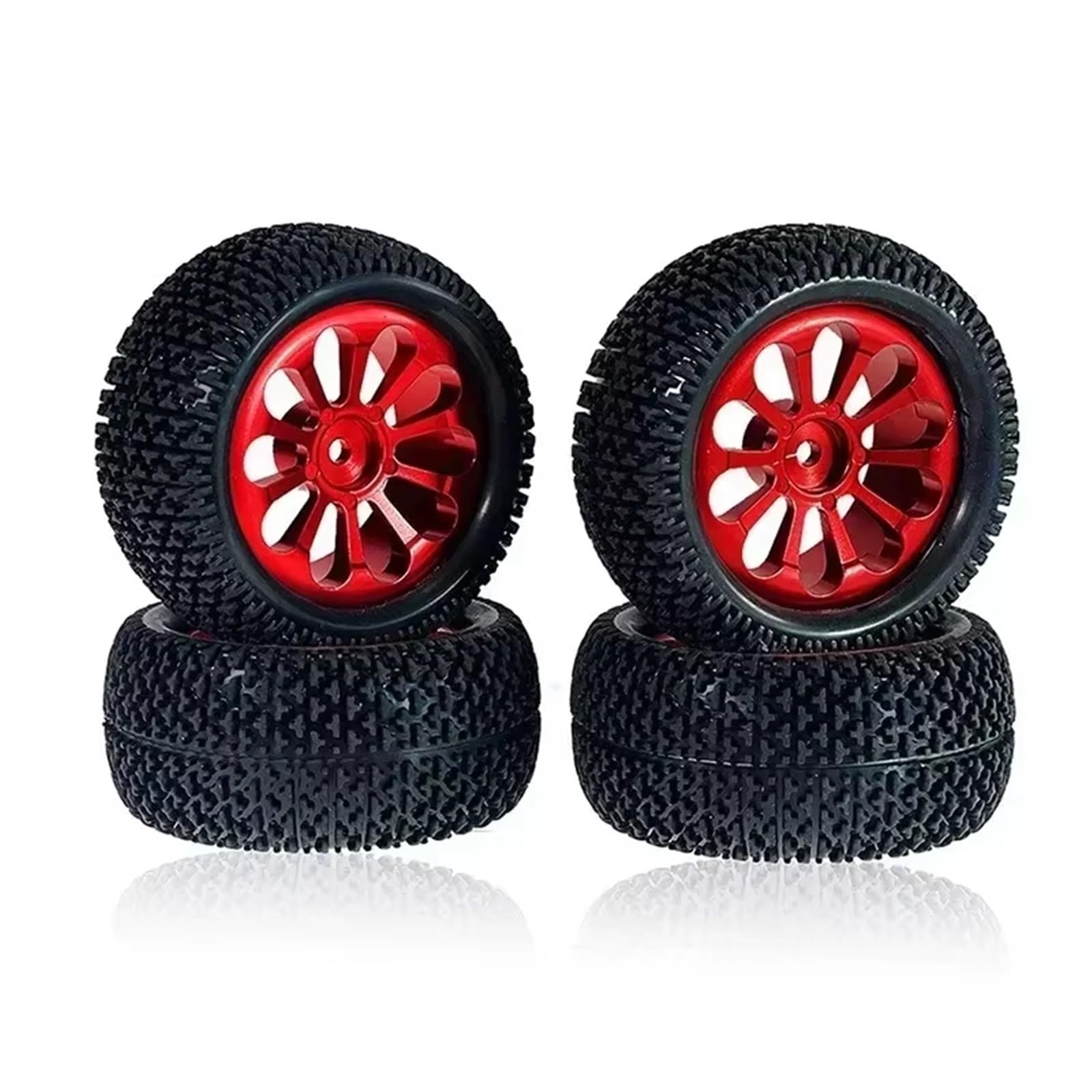 Composants ModèLe Rc pour MJX 16207 16208 14210 1/10 1/12 1/14 1/16 1/18 RC Voiture Jantes en Métal Pneus pour Roues Rallye Mise À Niveau Modifier Les Pièces Décoration