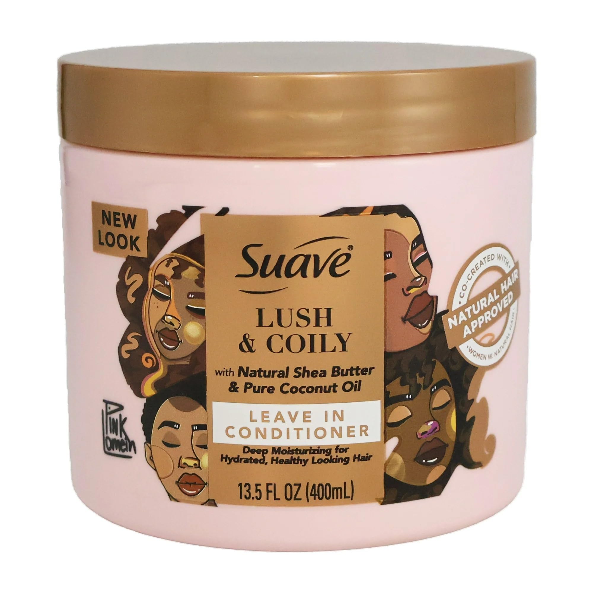 Suave Professionals Natural Shea Butter Coconut Nourish & Strengthen Leave-In Conditioner 13.5 fl oz