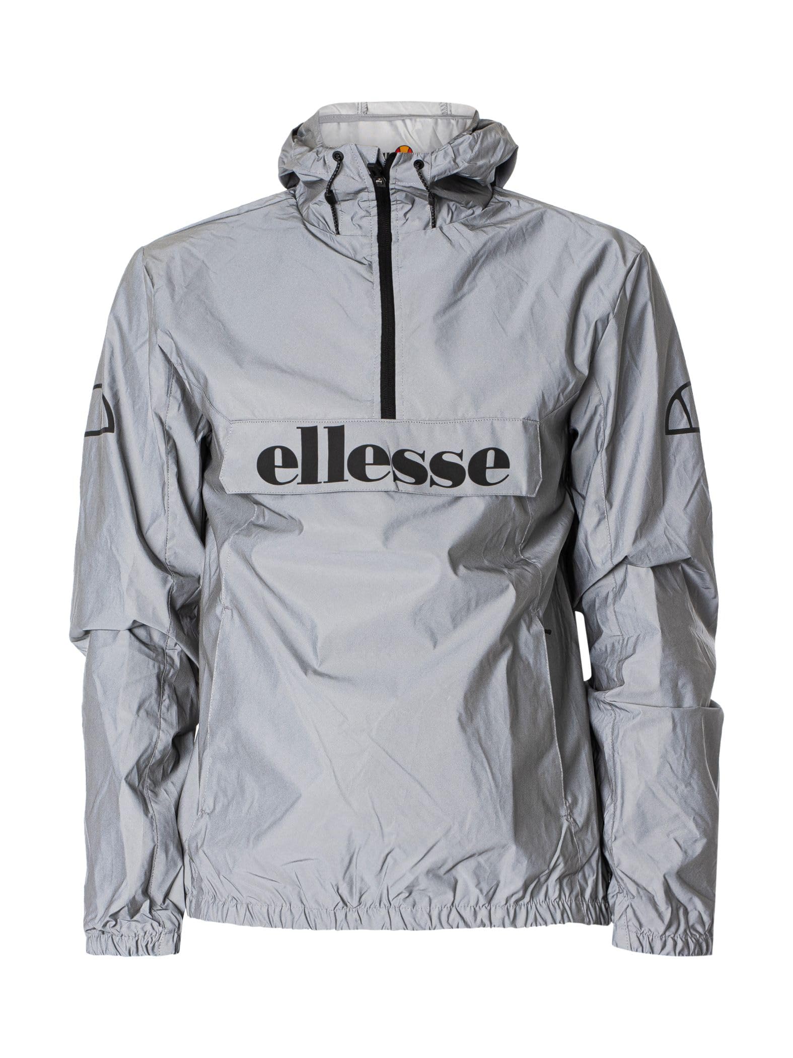 Ellesse Herren Acera Schlupfjacke mit Kapuze, Wasserfest, Reflektierend, XL EU