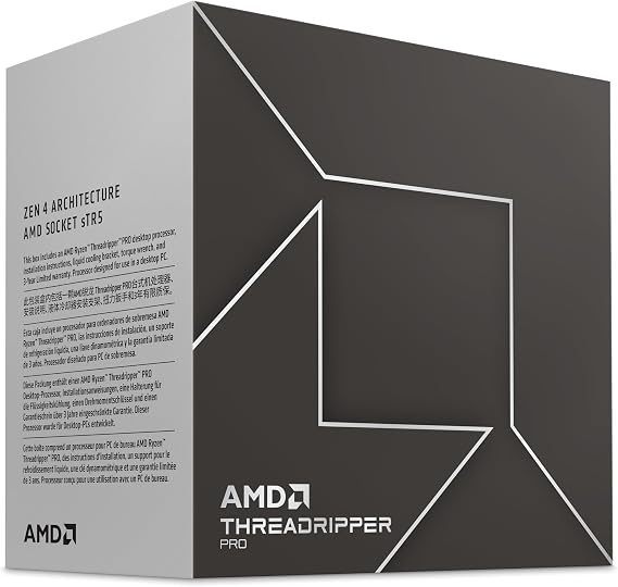 AMD RyzenTM ThreadripperTM PRO 7975WX 32-Core, 64-Thread Processor