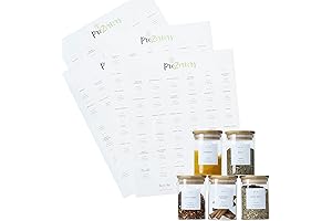 146 Minimalist Spice Jar Labels