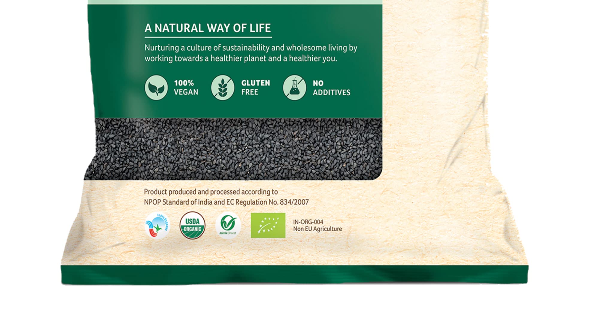 ORGANIC TATTVA, Organic Kalonji 100 Gram | Nigella Seeds | Pesticide And Chemical Free | With Natural Oils | Rich Aroma | Naturally Gluten Free - Kalonji Seeds - Image 3 thumbnail