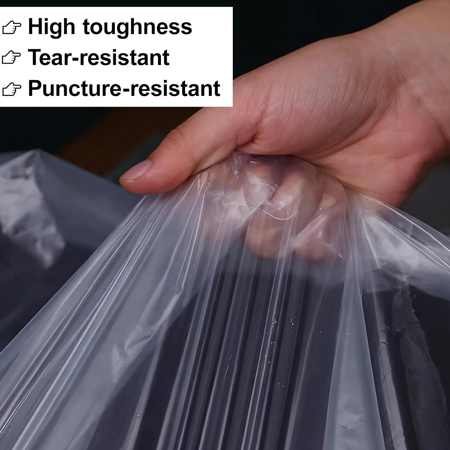 Outdoor Vinyl Curtain & Clear Patio Enclosure Solution - Heavy Duty Waterproof Clear Tarps with Grommets for Patio Enclosure, Roof, Greenhouse Plant, Storage, Garden(5.5x5.5m/18.0x18.0ft)