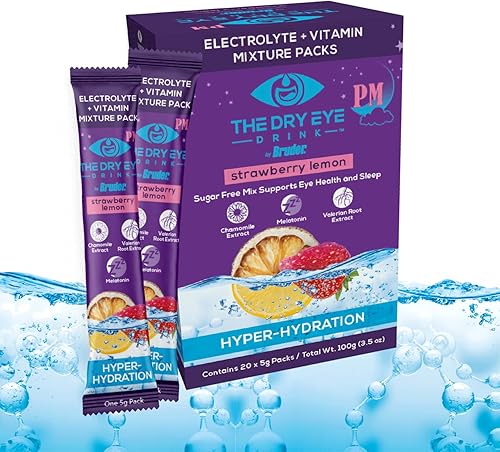 Miniatura 3 de PM Hora de Dormir Sabor Fresa Limón l Hidratación Definitiva para Ojos Secos l Polvo de Electrolitos Sin Azúcar en Sobres l Ayuda para un Sueño