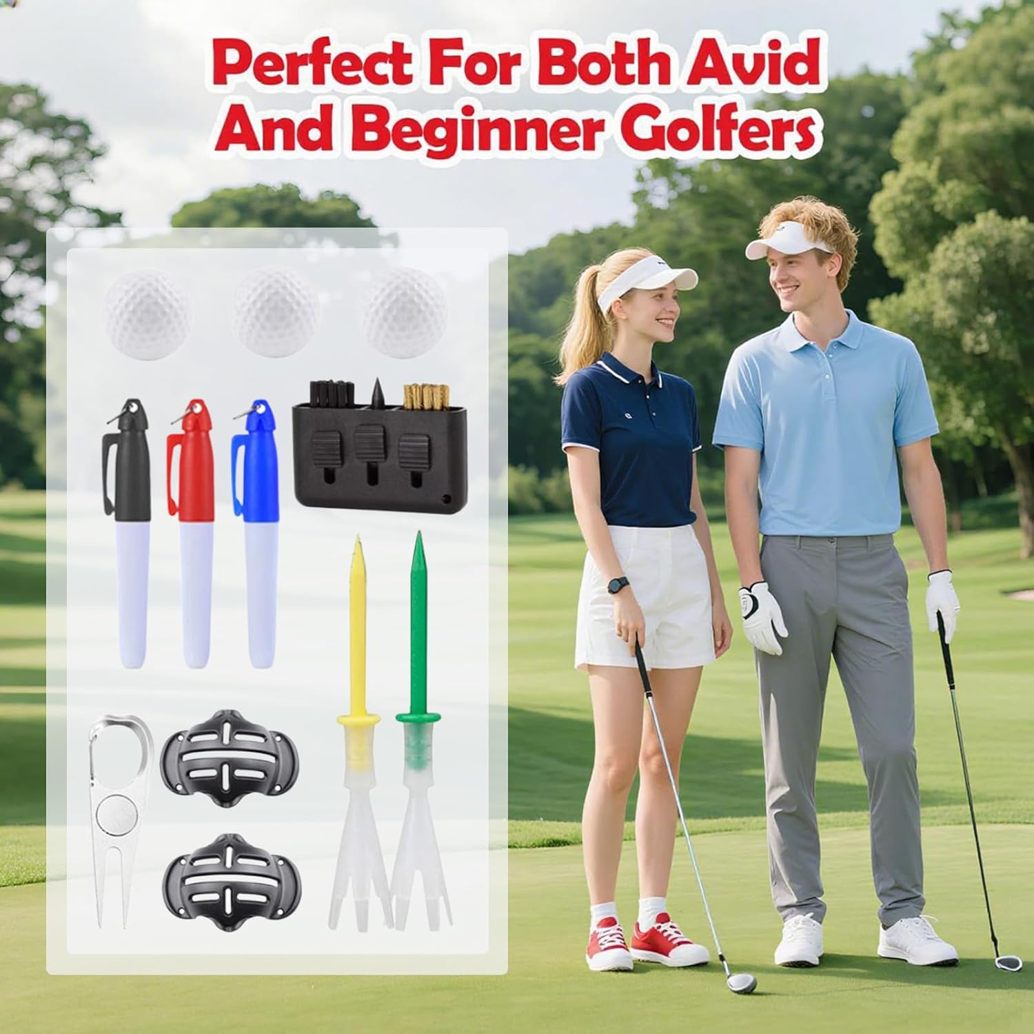 Golf Calendar Advent,Golf 24 Days Christmas Countdown Calendar - Sport Accessories for Putting Green Holiday Birthday Office Party Boyfriend Golfer Women Men Lovers Husband