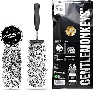 Sponsored You’re seeing this ad based on the product’s relevance to your search query.Learn more about this advertisement GENTLEMONKEYS Professional Microfibre Wheel Brush • Rim Cleaning Brush with Replaceable Brush Cover • Car Wheel Brush for Gentle Cleaning • Microfibre Wheel Brush for All Rims