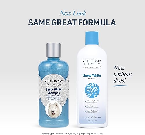 Miniatura 2 de Veterinary Formula Solutions Snow White Shampoo for Dogs and Cats  Safely Remove Stains Without Bleach or Peroxide  Gently Cleanses Deodorizes and