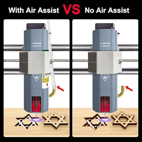 Vista 19 de LASER TREE Módulo de grabado láser, potencia óptica de salida de 5 W, cabezal láser de 450 nm para grabador láser CNC/máquina cortadora láser