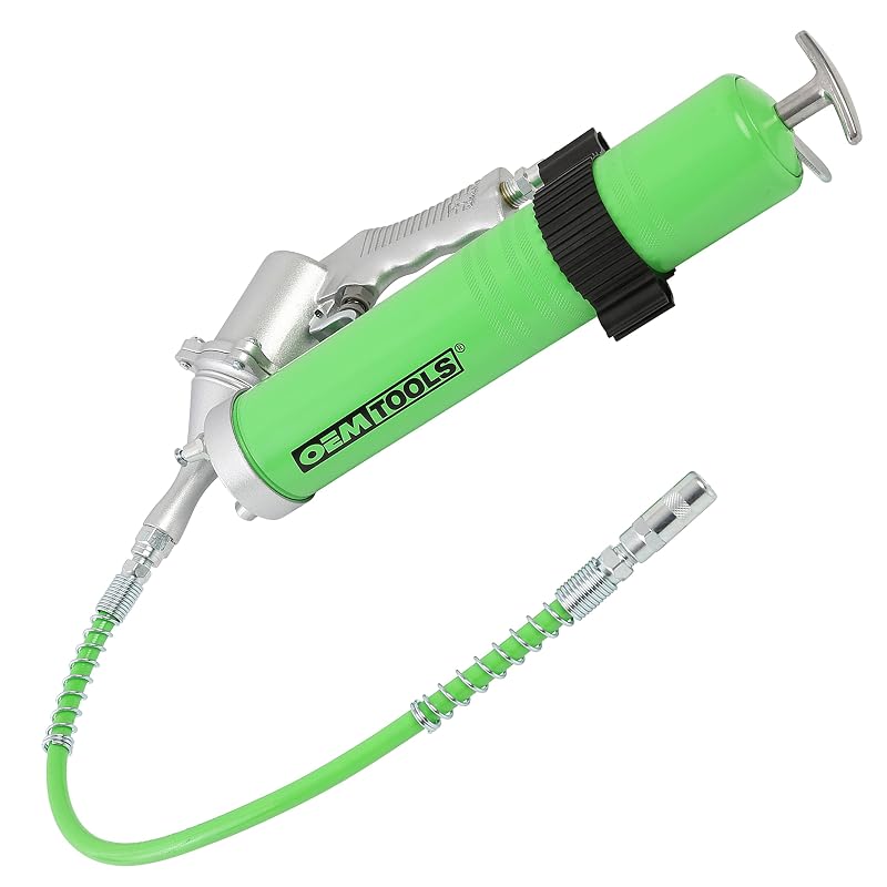 Engraxadeira Pneumática OEMTOOLS 87205 com Mangueira de 45,7 cm e Pressão de até 6000 PSI