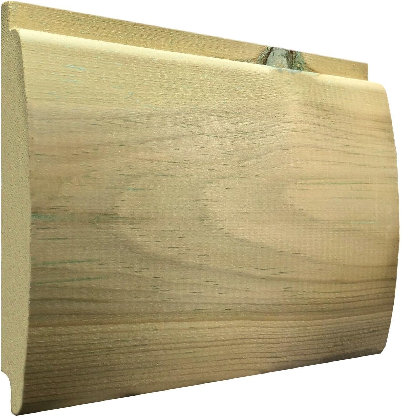 Loglap Treated Cladding Planed 180cm Long 121mmx21mm Timber Shed Cladding Redwood Log Lap (5)