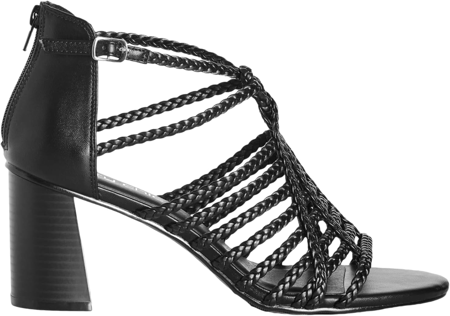 City Chic Women's Heel - WIDE FIT Braided Mida