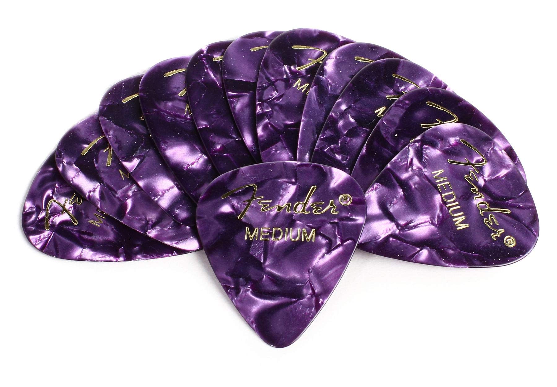 351 kształt kostki do gitary zestaw Moto Purple Med 12-pak - plektron