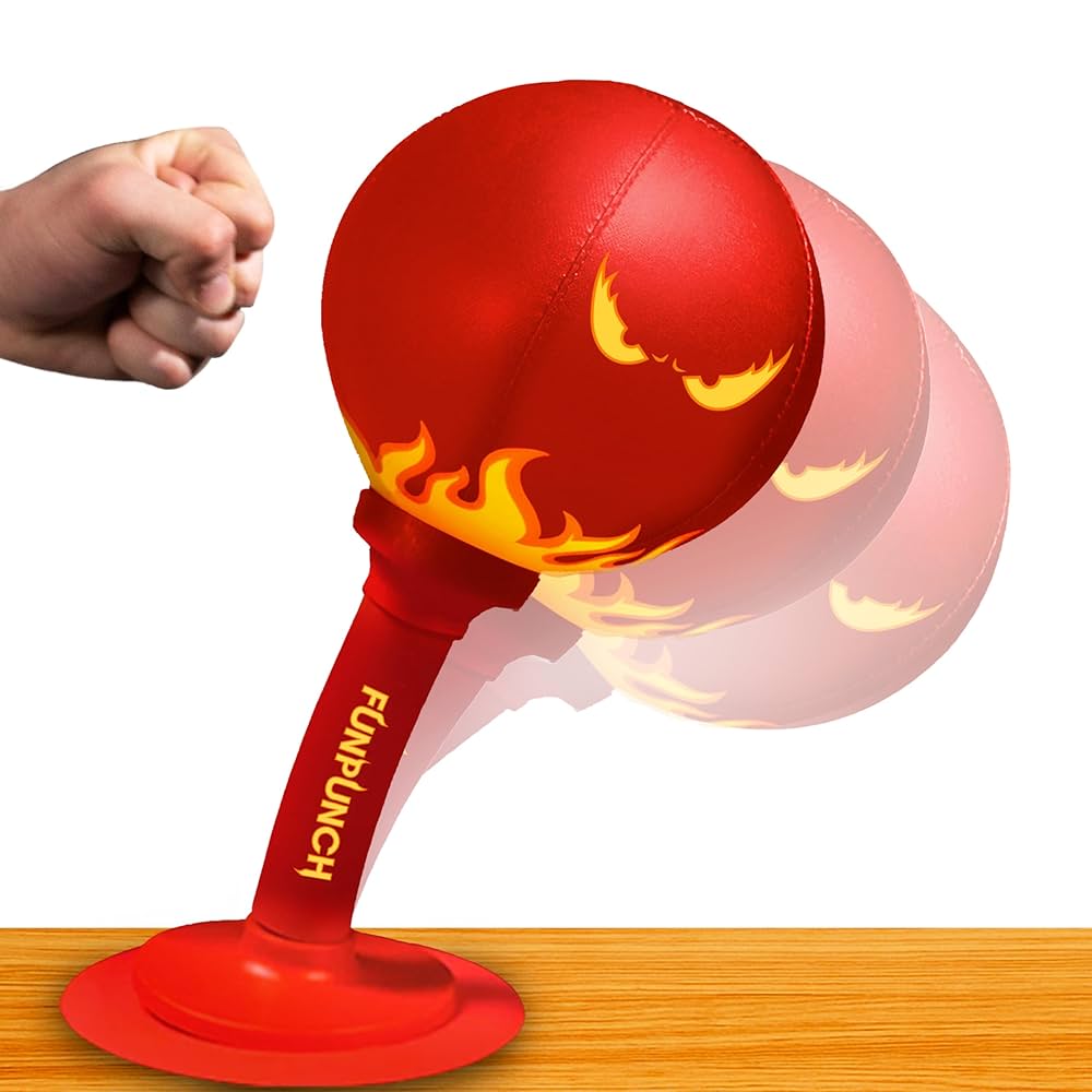 新品未使用 funpunch パンチングバッグ Amazon.co.jp: FUNPUNCH レイジバッグ デスクトップパンチング