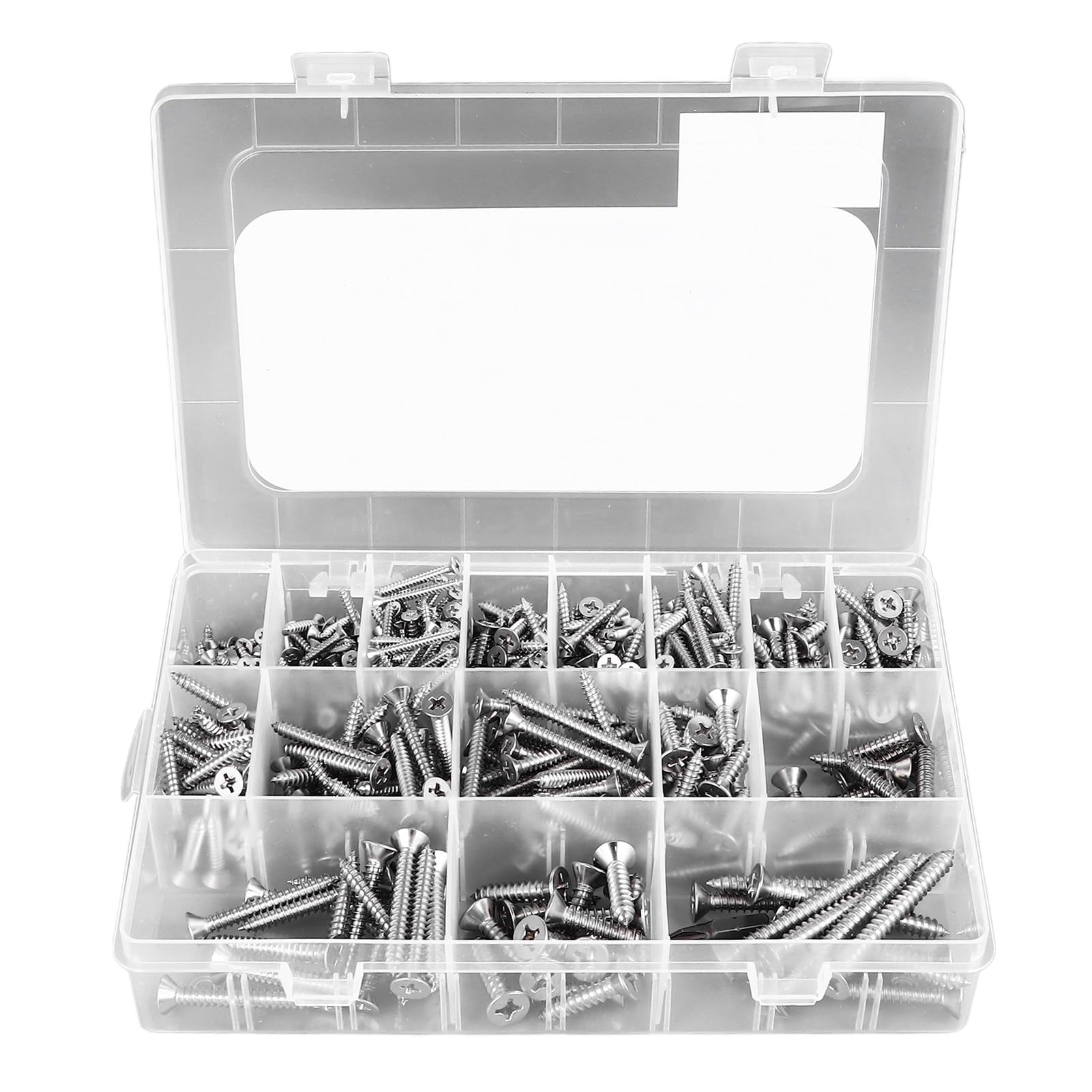 Sponsored Ad – Cryfokt 450Pcs Flat Head Self Tapping Screws, 304 Stainless Steel High Strength Woodworking Fastener Screws with CRV Drill Bit Assortment, M4, M6, M8, M10, Screw
