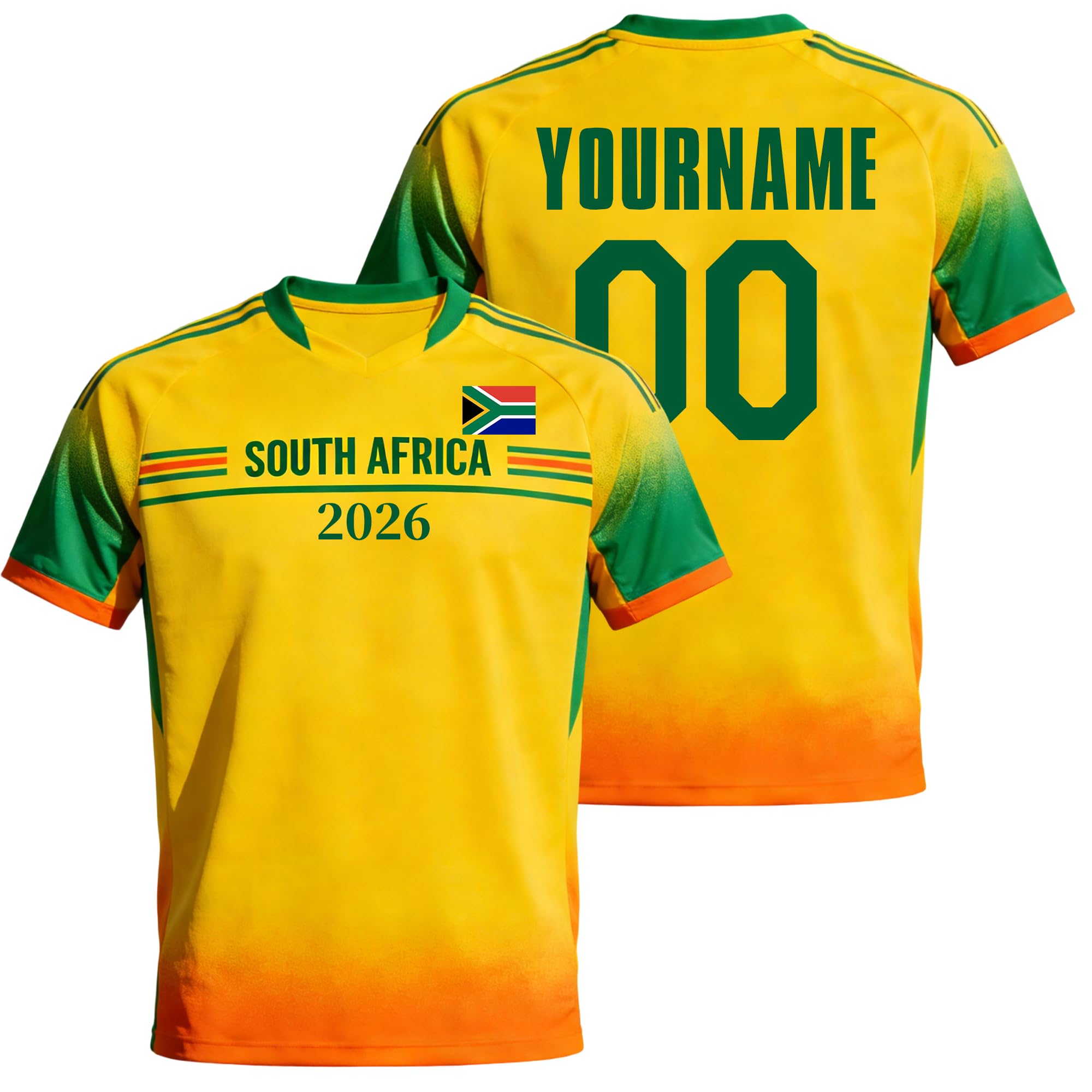 Custom Soccer Jersey for Men Women Kids, Personalized Football T-Shirt with Any Name and Number, Breathable Sport Team Uniform for Training