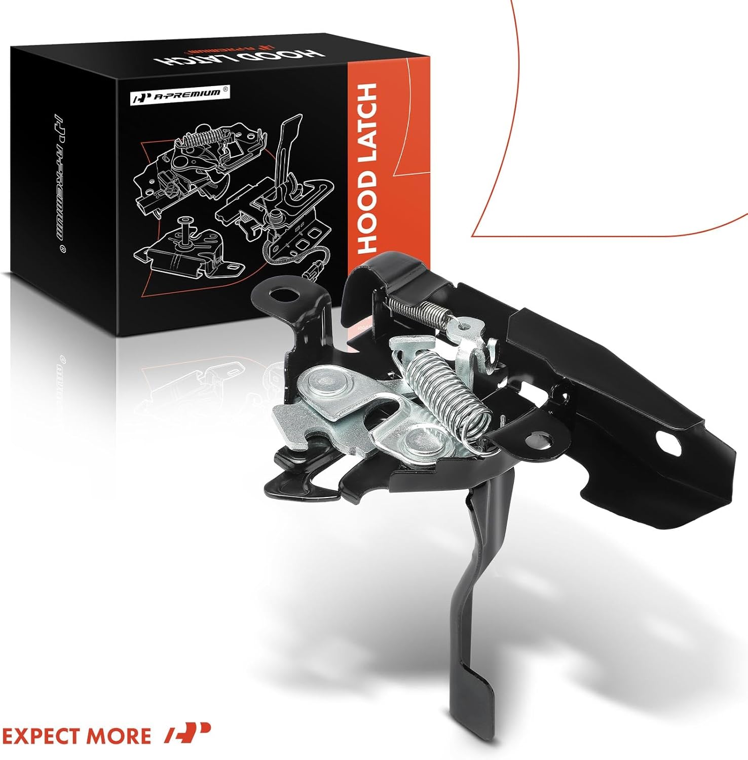 A-Premium Hood Latch Lock Compatible with Toyota Corolla 2014-2019, Front Hood Lock Engine Bonnet Latch Assembly