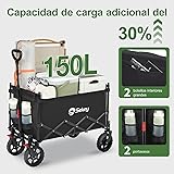 Sekey Handcart, 600D Oxford Fabric with PU Coating Alloy Steel Polyvinyl Chloride (PVC), Black, Nicht Erweiterbar - 2