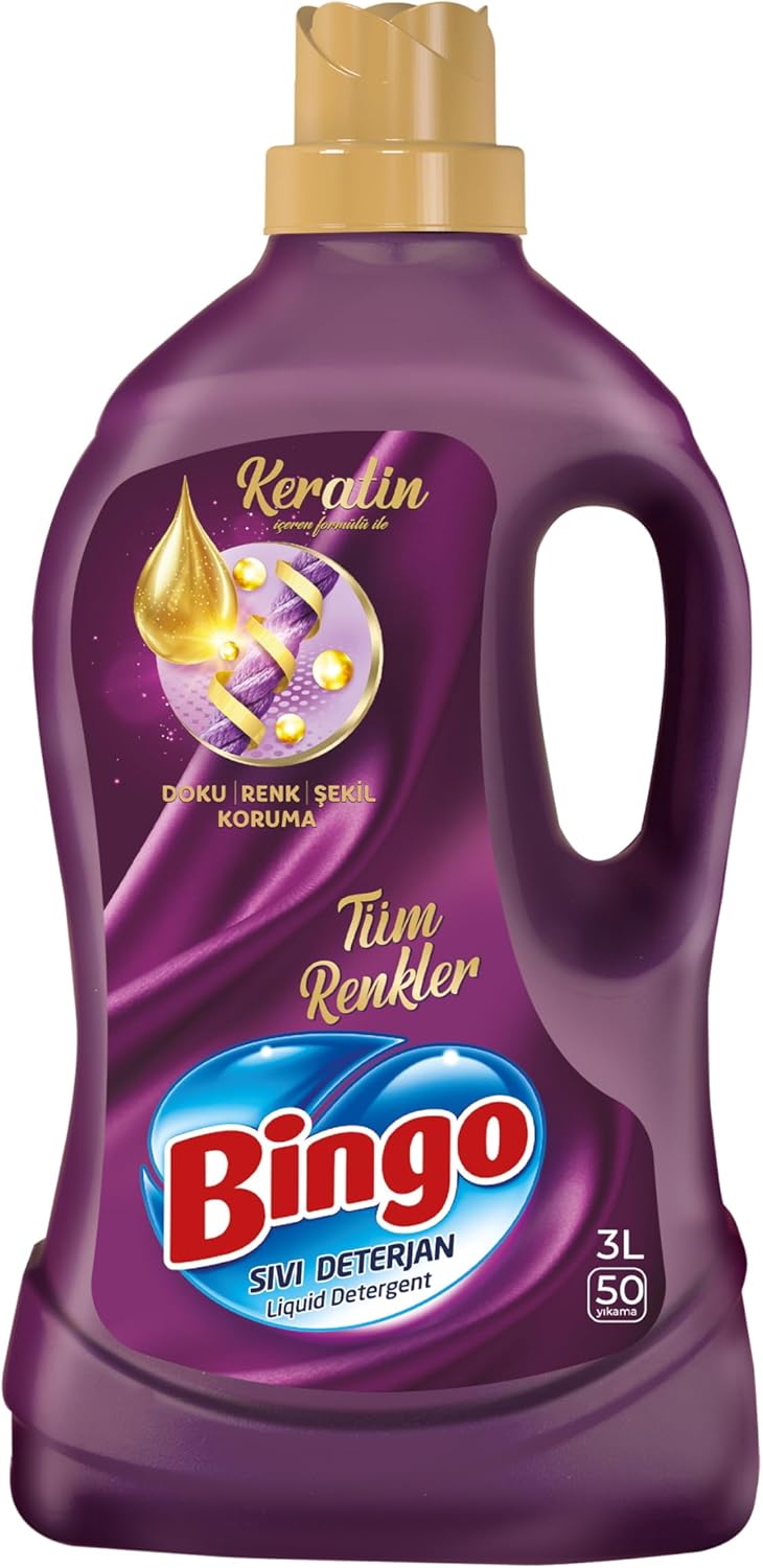 Bingo Sıvı Çamaşır Deterjan Bakım Onaran Bakım 3000 ml 50 Yıkama