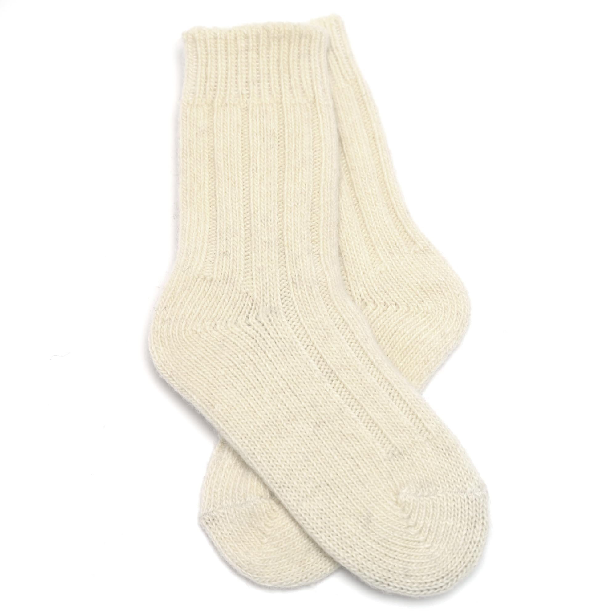 Kindersocken aus reiner Wolle – aus farbstofffreier mongolischer Bio-Schafwolle – weiche, gemütliche Winter-Essentials für kleine Kinder
