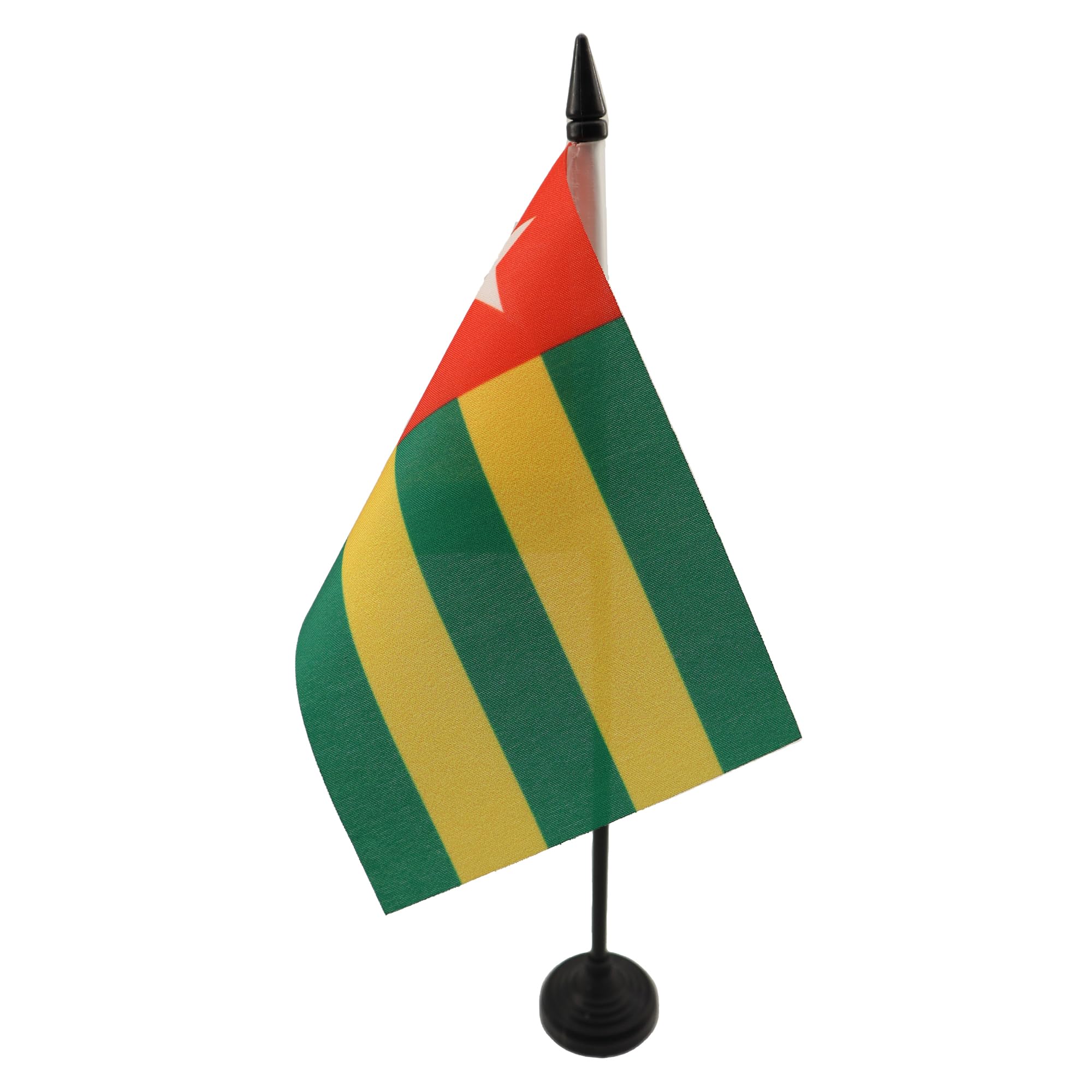 AZ FLAG Togo Table Flag 4x6 in 100D Polyester Plastic Base