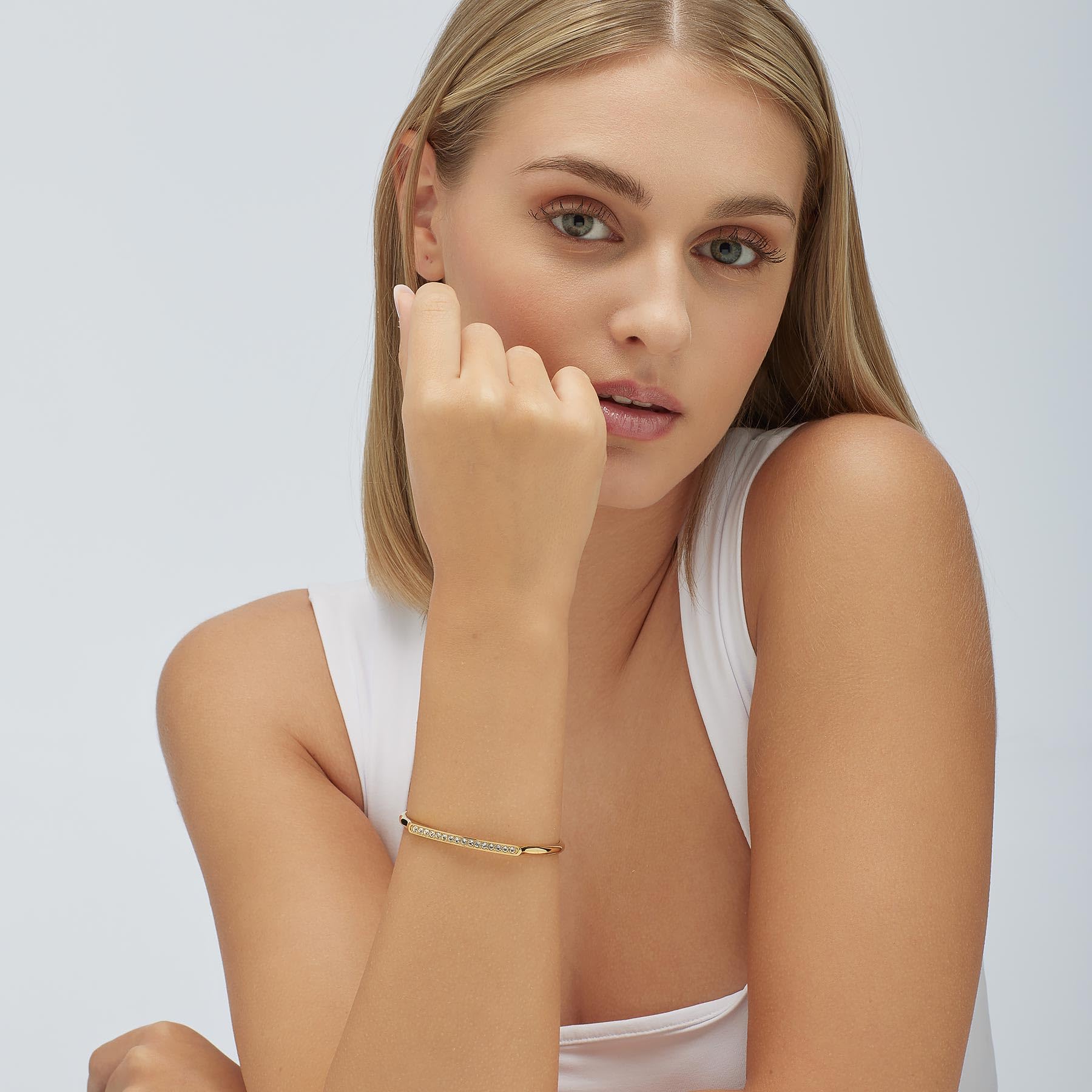 Brosway Bracciale Donna in Acciaio | Bracciale Con Cristalli | Collezione With You - BWY57