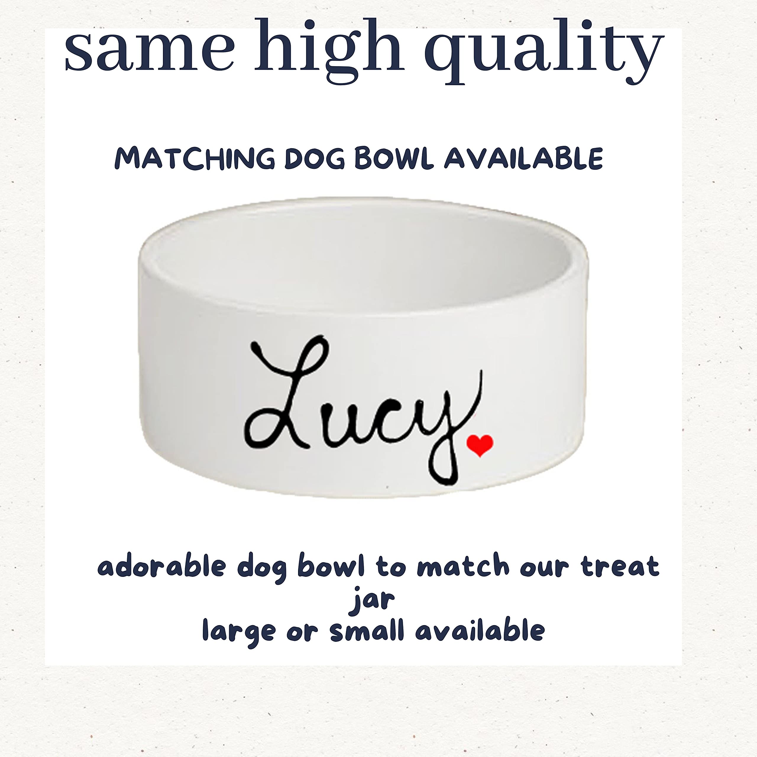 9 ceramic dog bowls with lip Custom Dog Bowls White / Small main image 1