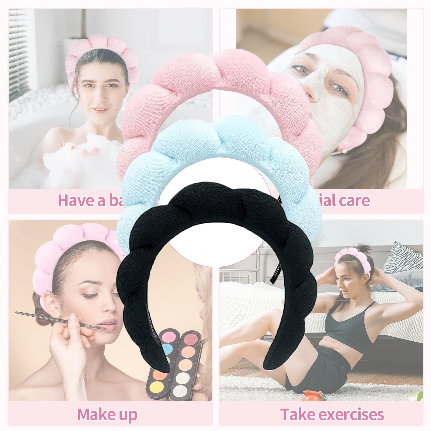 Ayesha Spa hoofdband voor vrouwen spons Ayesha Spa hoofdband voor vrouwen spons