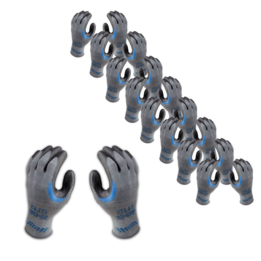 72 Pack Atlas Glove 330 Atlas Re-Grip Gloves - X-Large