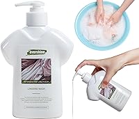 Vista 1 de Detergente de lencería - Doble concentrado, aroma a dama, delicado líquido de limpieza de ropa interior, 10.14 onzas líquidas (1, jazmín)