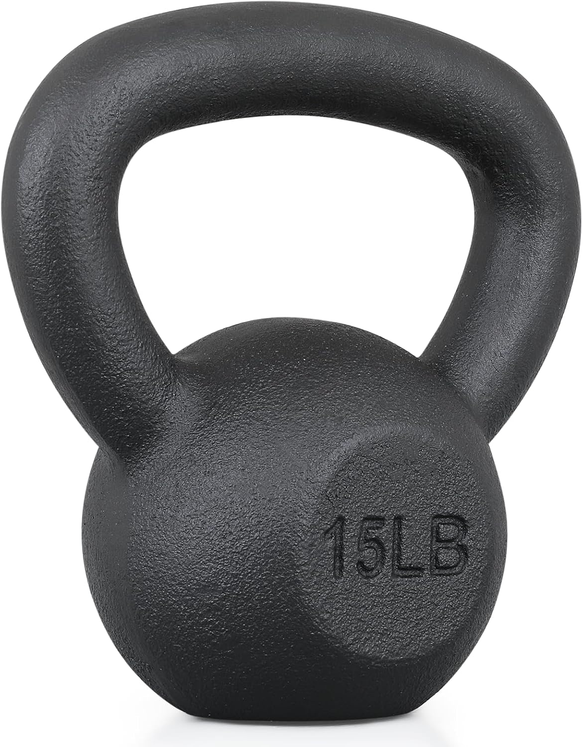 MADOG Kettlebell with Wide Handle, Made of Powder-Coated Solid Cast Iron