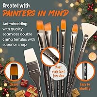 Vista 3 de Juego de pinceles para pintura artística