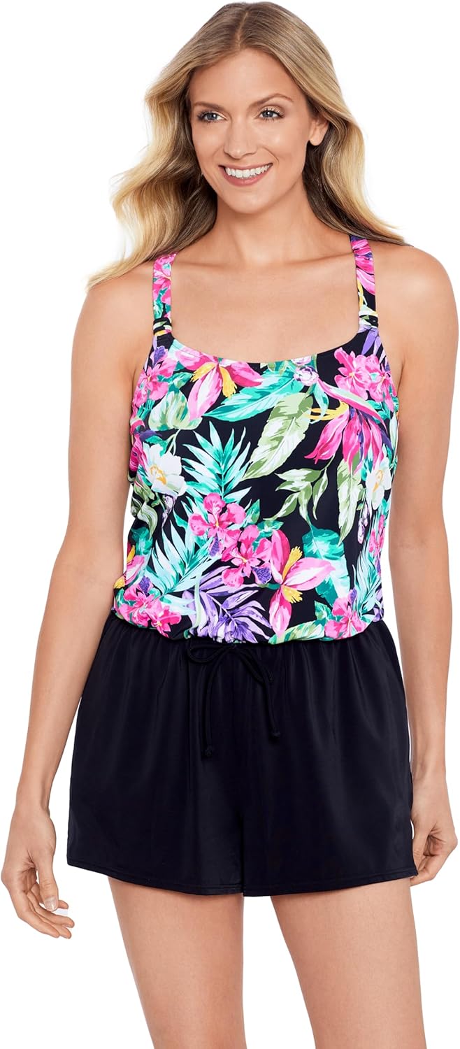 Women's Swim Romper W/Pockets