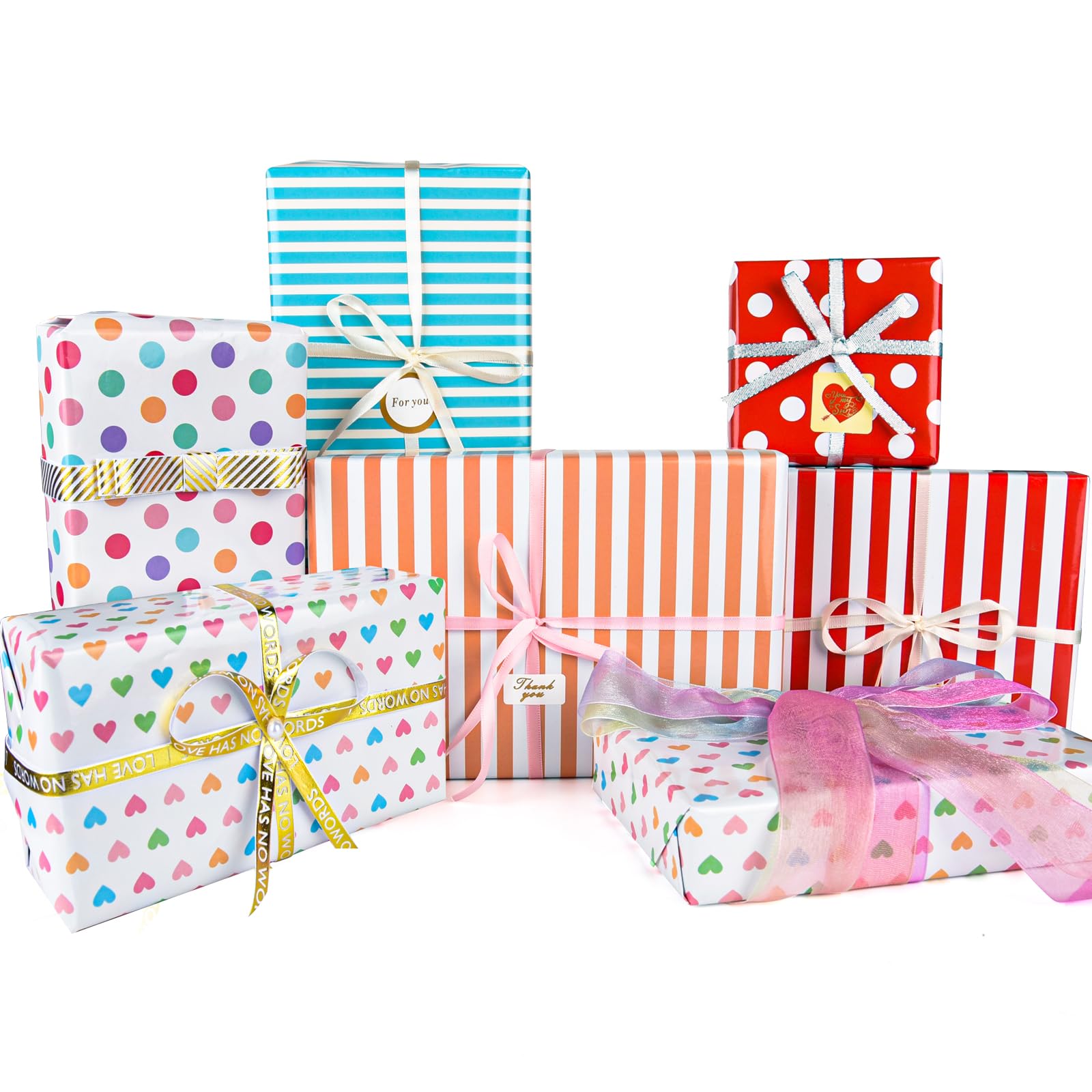 50X70 Cm Gradiënt Kleur Inpakpapier Roll Voor Brui... – Grandado