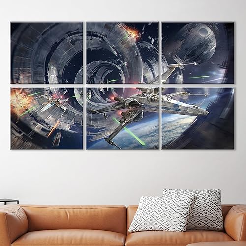 Miniatura 9 de JBER Paneles acústicos artísticos, paneles acústicos de 45 x 36 pulgadas, arte de pared que absorbe el sonido, paneles acústicos decorativos, NOCHE