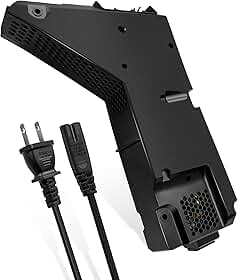Fonte de alimentação PS5 ADP-400FR com cabo de alimentação, fonte de alimentação interna do console de jogos adequada para PlayStation 5 PA-1401-JT3 CFI-1215A CFI-1215B, substituição de fonte de host