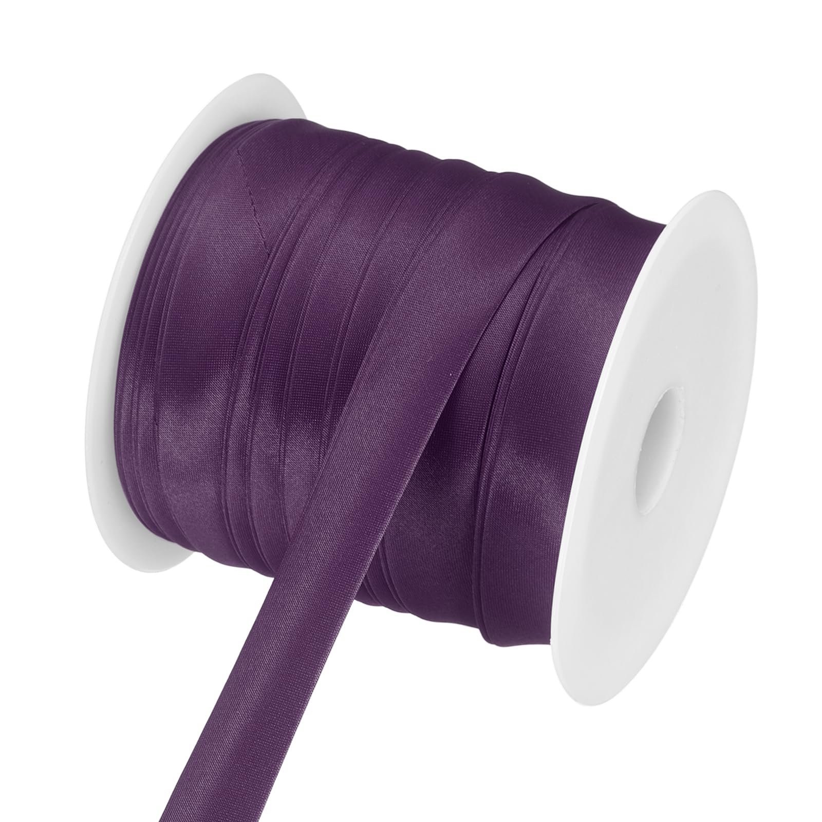 sourcing map Double Fold Bias Tape 3/4" x 25 Yds Dusty Purple