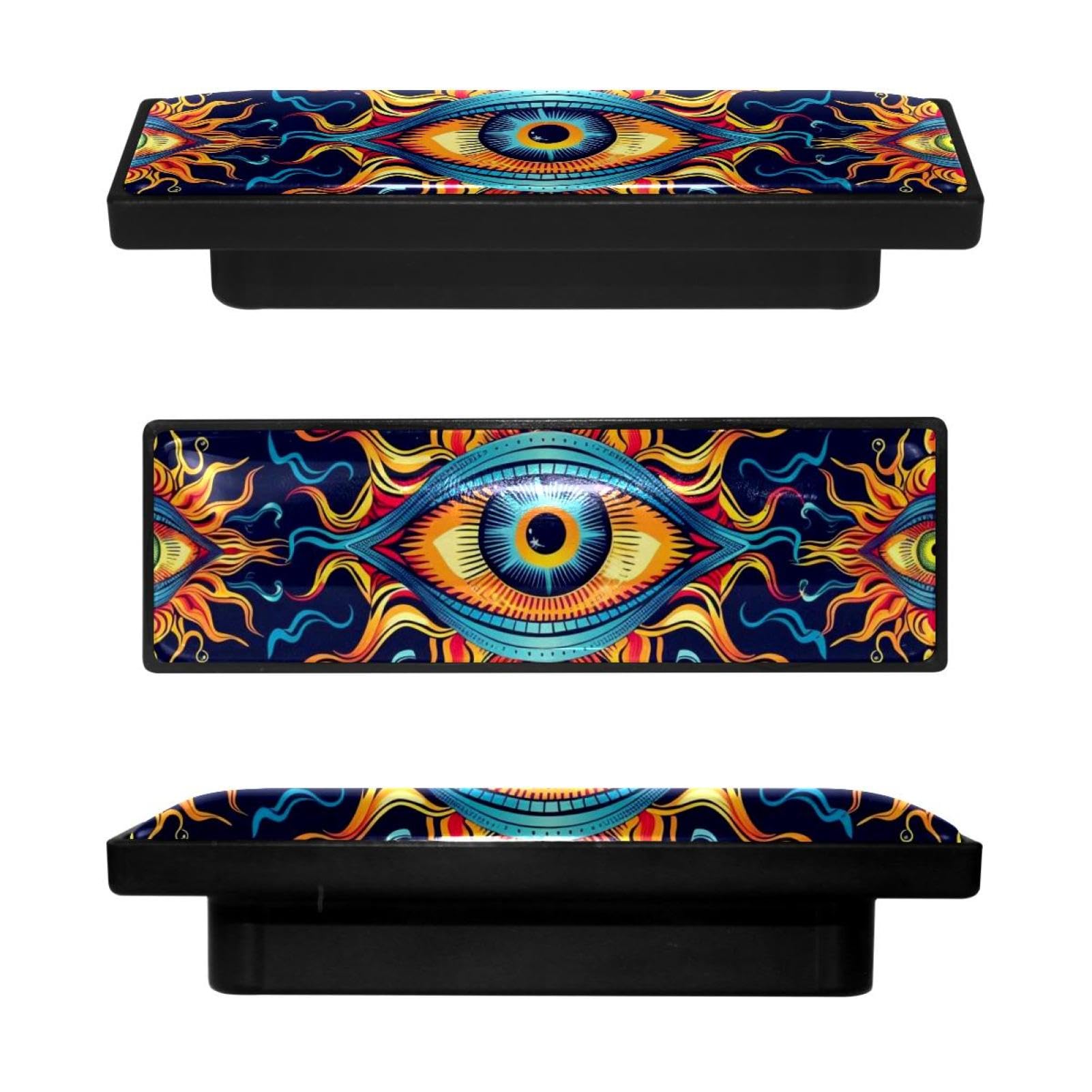 Boutons de placard rectangulaires yeux d'ange lot de 4 pour relooker vos commodes et armoires
